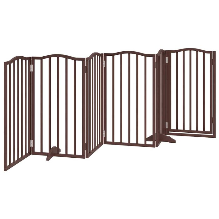Vidaxl Klappbares Hundegitter 300 cm Eichenoptik - bis zu 30% Rabatt!