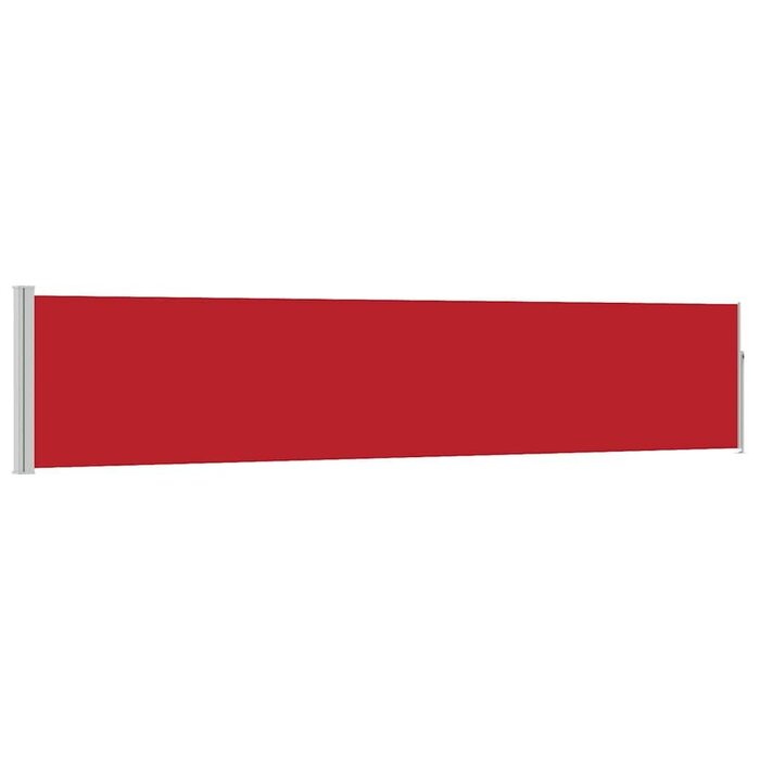 Vidaxl Ausziehbare Seitenmarkise 100 x 514 cm Rot - Jetzt bis zu 29% sparen