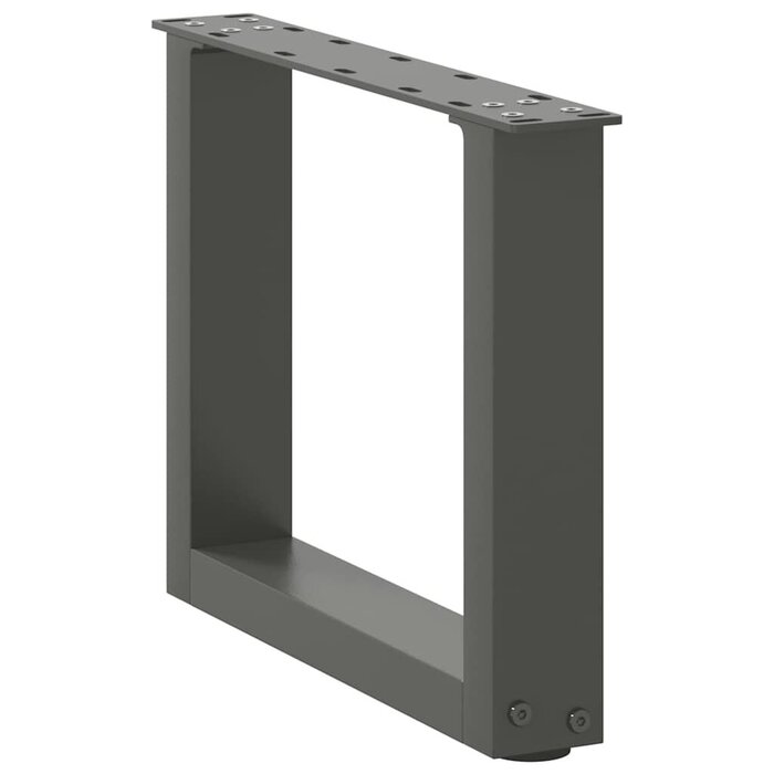Vidaxl Couchtischgestell 2er-Set U-Form 40x30 cm Stahl anthrazit - bis zu 33% Rabatt