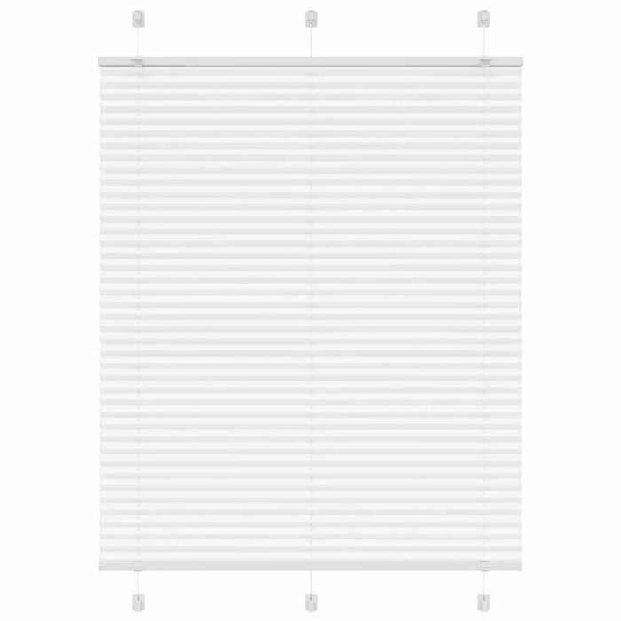 Vidaxl Plissee-Rollo 105x100 cm weiß - blickdicht & flexibel - bis zu 27% sparen