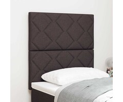 Vidaxl Stoff-Kopfteil Dunkelbraun 80cm - Geometrisches Design - bis zu 53% reduziert