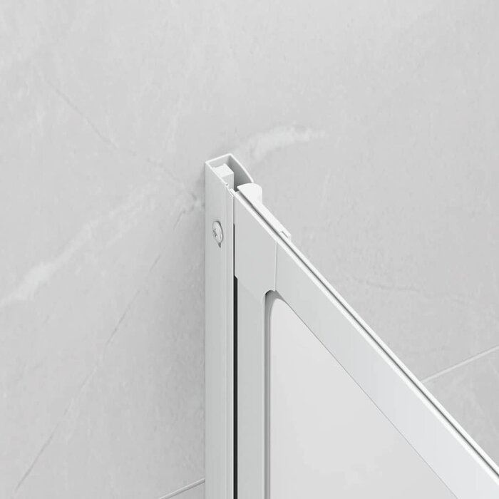 Vidaxl Badewannenfaltwand 132 x 140 cm - Matte Optik - Sparen Sie bis zu 41%