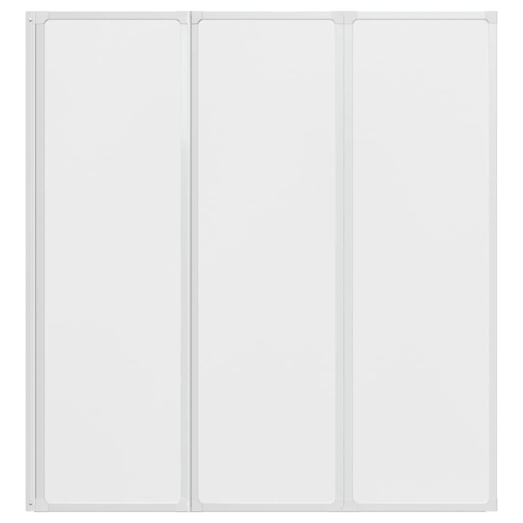 Vidaxl Badewannenfaltwand 132 x 140 cm - Matte Optik - Sparen Sie bis zu 41%