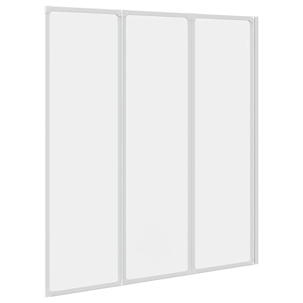 Vidaxl Badewannenfaltwand 132 x 140 cm - Matte Optik - Sparen Sie bis zu 41%