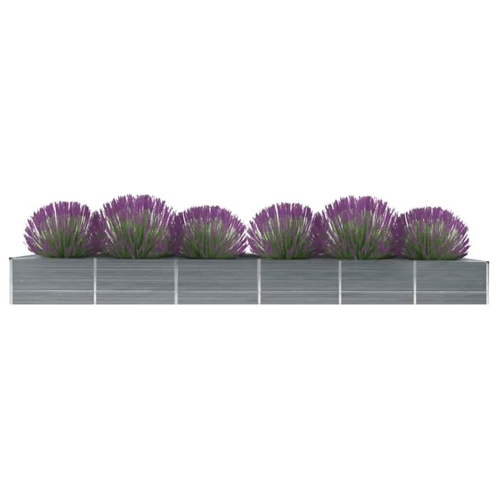 Vidaxl Großes Hochbeet aus verzinktem Stahl 480x80x45cm - Jetzt bis zu 53% reduziert