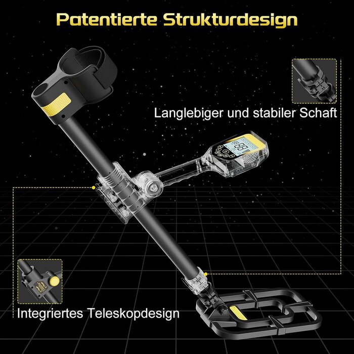 Profi-Metalldetektor: Klappbar & Wasserdicht - Jetzt bis zu 35% Rabatt