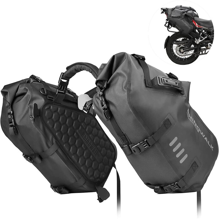 Motorrad-Seitentaschen Set 48L: Wasserdicht & Robust - bis zu 35% Rabatt