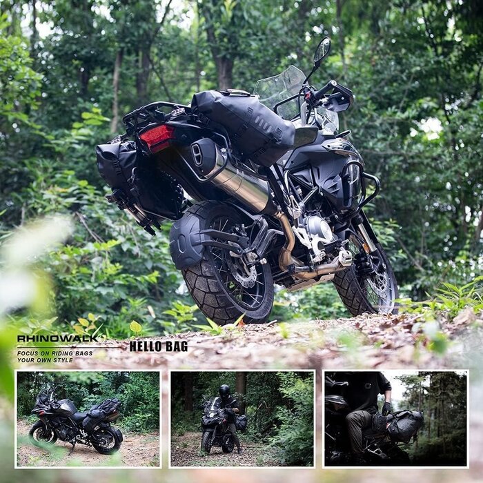 Motorrad-Seitentaschen Set 48L: Wasserdicht & Robust - bis zu 35% Rabatt