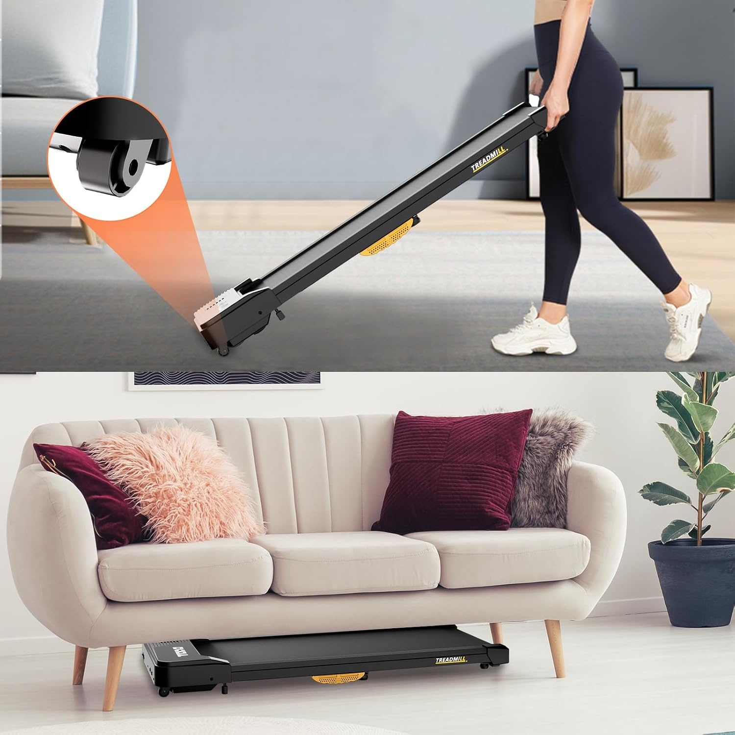 Walking Pad mit Steigung bis 6% - Effizientes Heim-Laufband - Bis zu 34% Rabatt