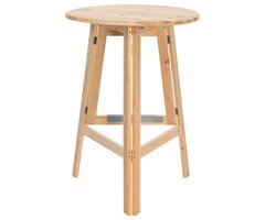 Vidaxl Klappbarer Bartisch aus Fichtenholz, 78 cm - Jetzt bis zu 35% sparen