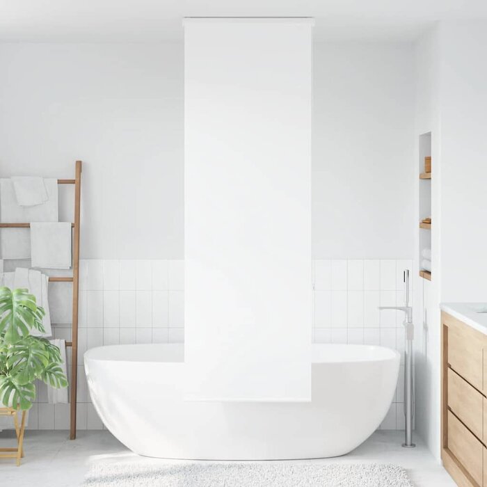 Vidaxl Duschrollo mit Kassette 70x240 cm - Weiß - bis zu 31% Rabatt