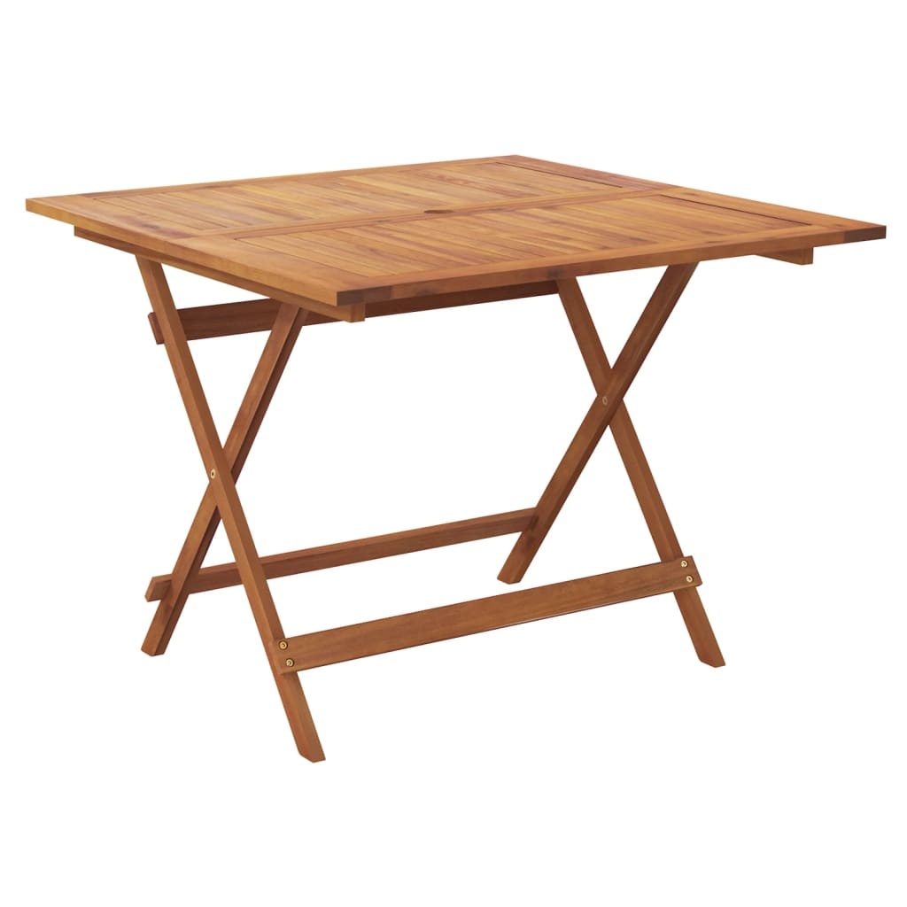 Vidaxl Klappbarer Gartentisch Akazie 90x90cm - Massivholz - Bis zu 30% Rabatt