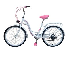 Viking Choice Mädchenfahrrad 24 Zoll, 6-Gang Shimano - jetzt bis zu 26% günstiger