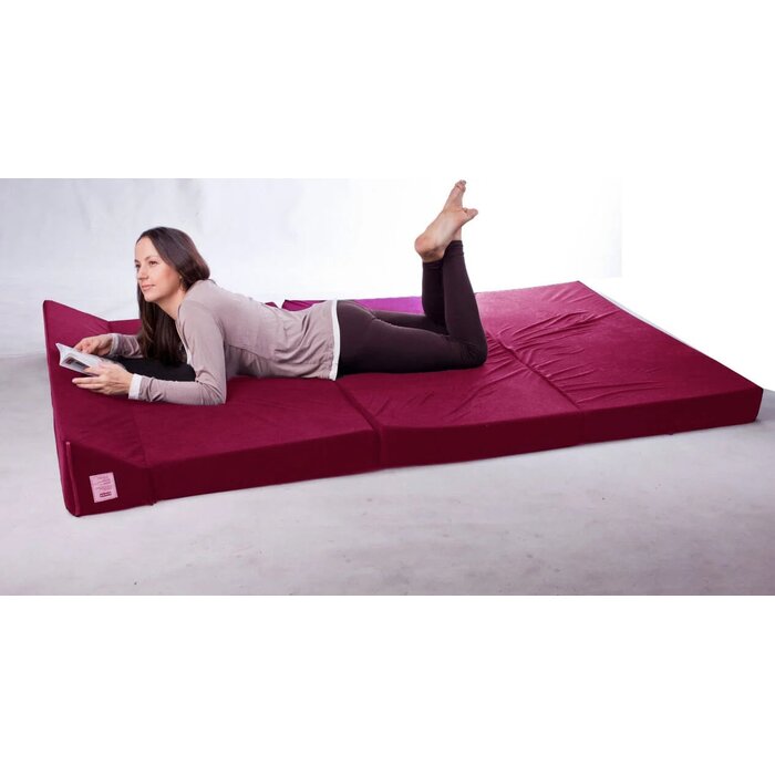 Viking Choice Klappmatratze 200x120 cm mit Kissen - Bordeaux - bis zu 34% sparen