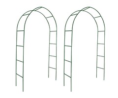 Vidaxl Rankbogen Set, 140x240cm, 2er-Set, Dunkelgrün - bis zu 27% Rabatt