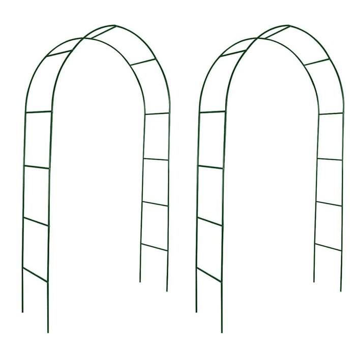 Vidaxl Rankbogen Set, 140x240cm, 2er-Set, Dunkelgrün - bis zu 27% Rabatt