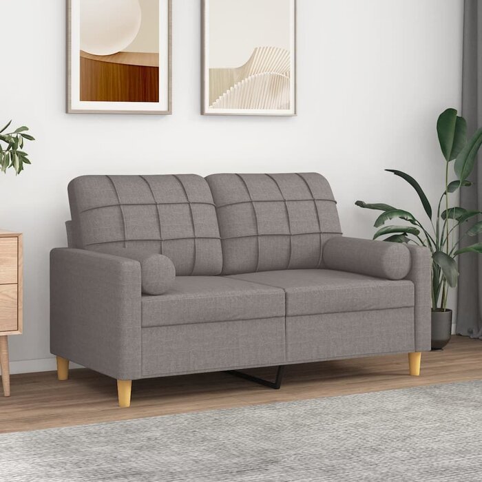 Vidaxl Zierkissen-Set 2er-Pack, Taupe, 15 x 50 cm - bis zu 31% reduziert