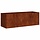 Cortenstahl Pflanzkübel 120x40x40 cm - Wetterfest & Robust - bis zu 33% Rabatt
