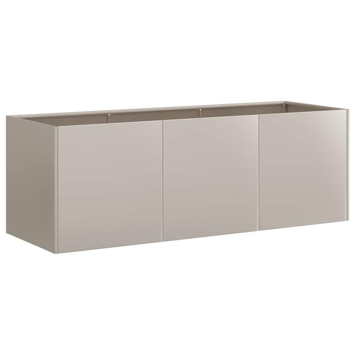 Vidaxl Cortenstahl Pflanzkübel 120x40x40 cm - Wetterfest & Robust - bis zu 33% Rabatt