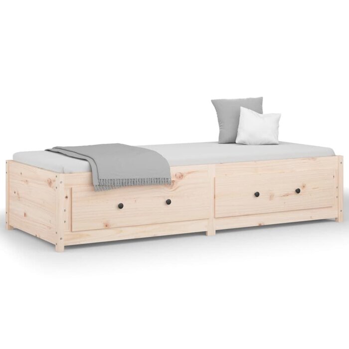 Vidaxl Ausziehbares Tagesbett Kiefer massiv 80x200 cm - Jetzt bis zu 30% reduziert