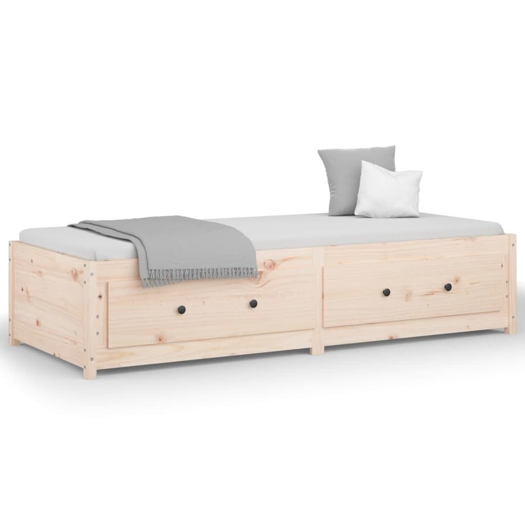 Vidaxl Ausziehbares Tagesbett Kiefer massiv 80x200 cm - Jetzt bis zu 30% reduziert
