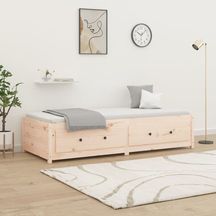 Vidaxl Ausziehbares Tagesbett Kiefer massiv 80x200 cm - Jetzt bis zu 30% reduziert