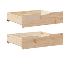Vidaxl 2-tlg. Bettkasten-Set aus Kiefernholz - 75x55x16 cm - bis zu 29% reduziert