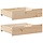 2-tlg. Bettkasten-Set aus Kiefernholz - 75x55x16 cm - bis zu 29% reduziert