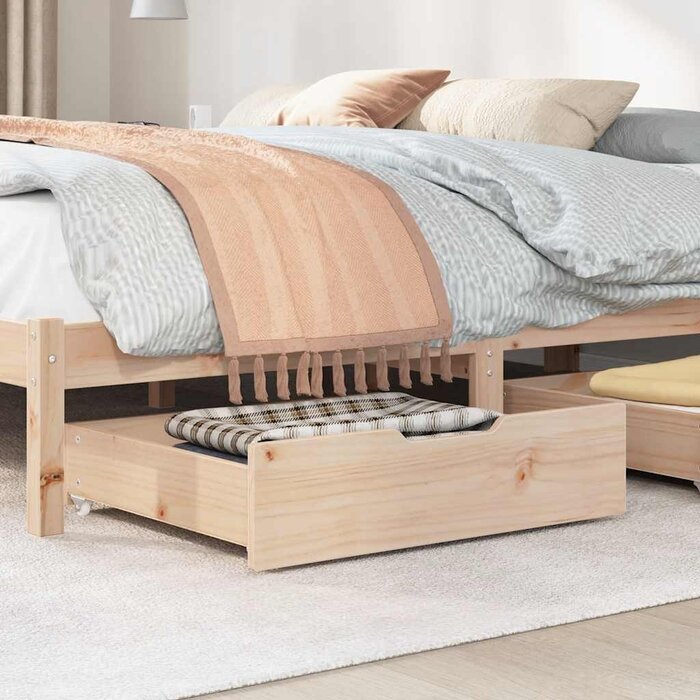 Vidaxl 2-tlg. Bettkasten-Set aus Kiefernholz - 75x55x16 cm - bis zu 29% reduziert