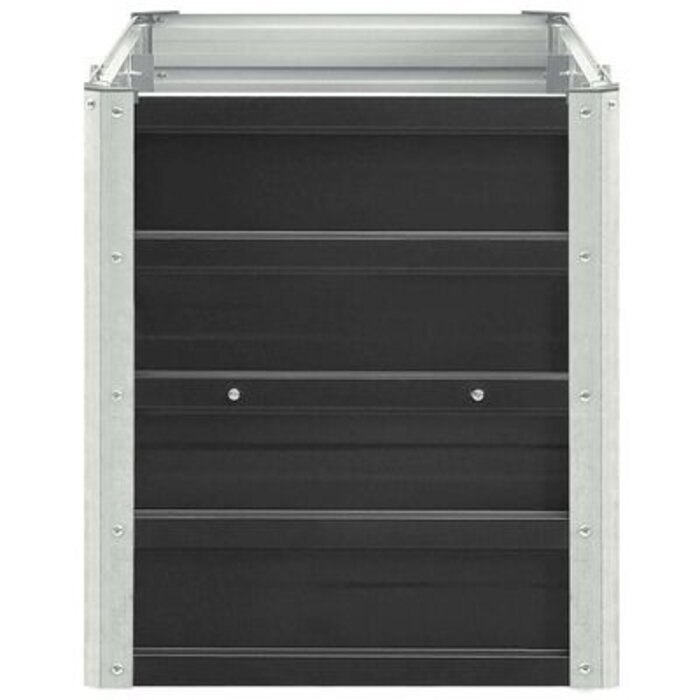 Vidaxl Hochbeet aus verzinktem Stahl 240x40x45 cm Anthrazit - bis zu 34% sparen