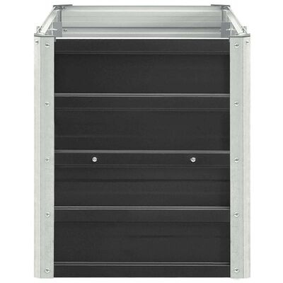 Vidaxl Hochbeet aus verzinktem Stahl 240x40x45 cm Anthrazit - bis zu 34% sparen
