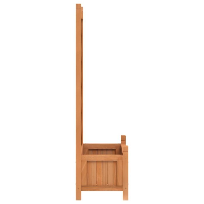 Vidaxl Massiver Pflanzkasten mit Rankgitter, braun, 55 cm - bis zu 33% reduziert