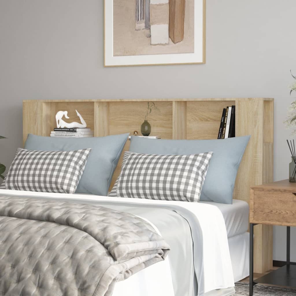 Vidaxl Kopfteil-Regal 180x104,5 cm Sonoma Eiche - Jetzt bis zu 34% sparen!