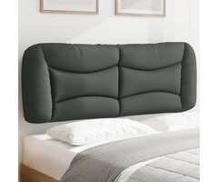 Vidaxl Bettkopfteil-Kissen Hvar 120 cm - Grau - bis zu 34% Rabatt