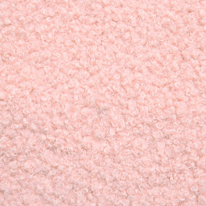 Vidaxl Kinderbett mit rosa Bouclé-Kopfteil 90x190 cm - bis zu 35% Rabatt