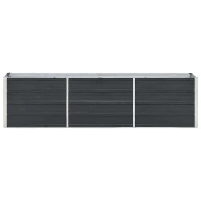 Vidaxl Hochbeet Pflanzkübel 240x40x45cm Anthrazit - Jetzt bis zu 30% Rabatt