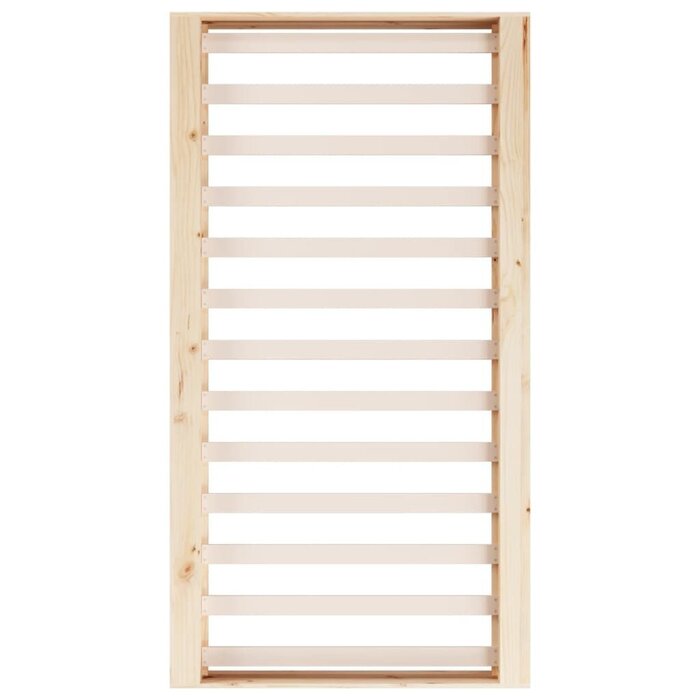Vidaxl Massives Kiefernholz Bettgestell 90x200 cm - Outlet bis zu 34% reduziert