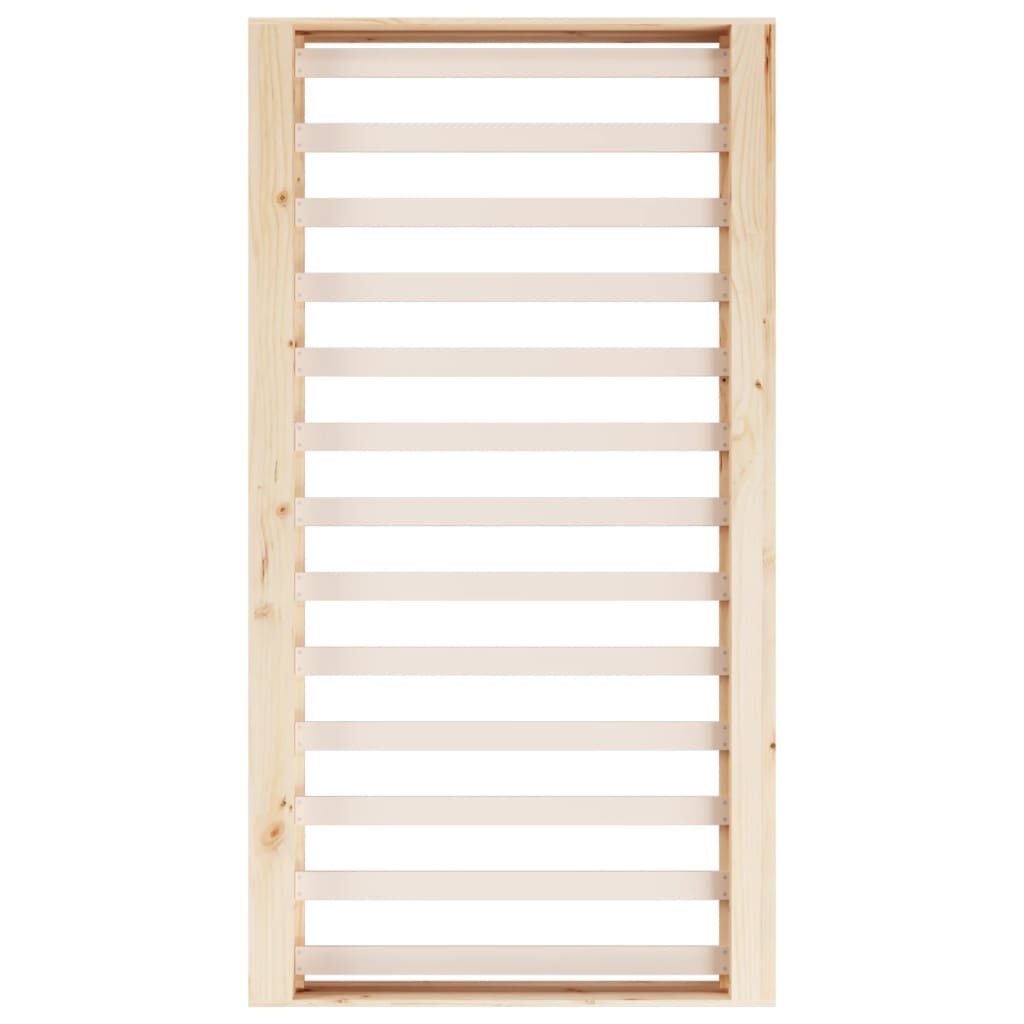 Vidaxl Massives Kiefernholz Bettgestell 90x200 cm - Outlet bis zu 34% reduziert
