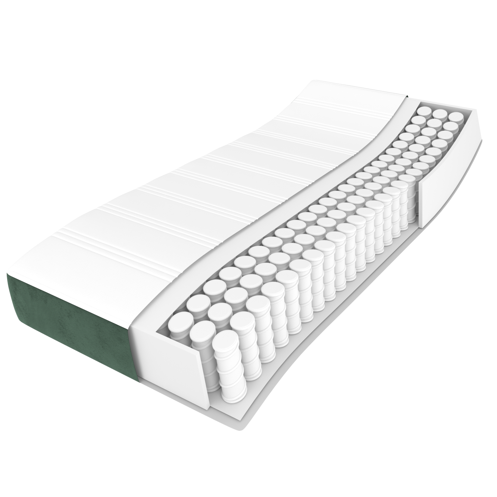 Vidaxl Taschenfederkernmatratze 90x200x20 cm, Samtbezug - bis zu 30% Rabatt
