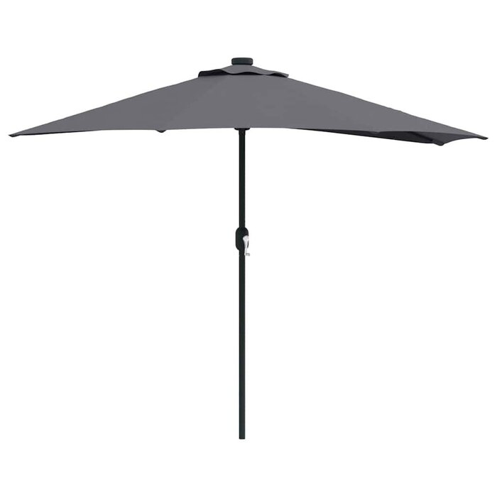 Vidaxl Rechteckiger Gartenschirm mit LED, Anthrazit, 294x150cm - bis zu 29% Rabatt