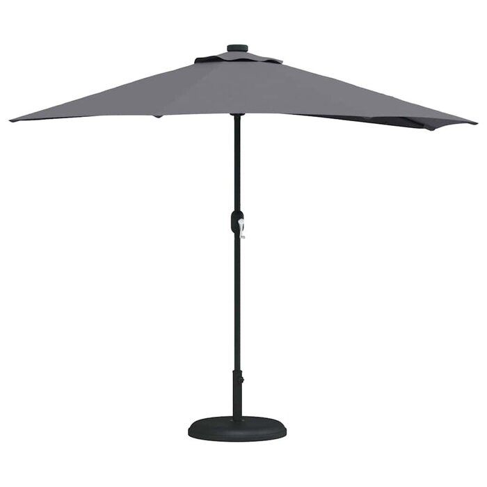 Vidaxl Rechteckiger Gartenschirm mit LED, Anthrazit, 294x150cm - bis zu 29% Rabatt