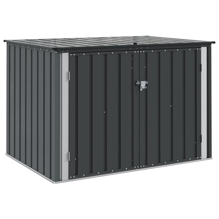 Vidaxl Gartenbox aus Stahl, Schwarz, 151,5 x 107 x 100 cm - bis zu 35% Rabatt