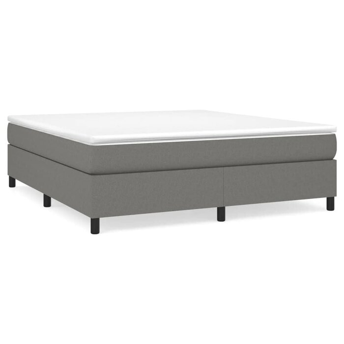 Vidaxl Stilvolles Bettgestell 180x200 cm - Dunkelgrau - bis zu 35% Rabatt
