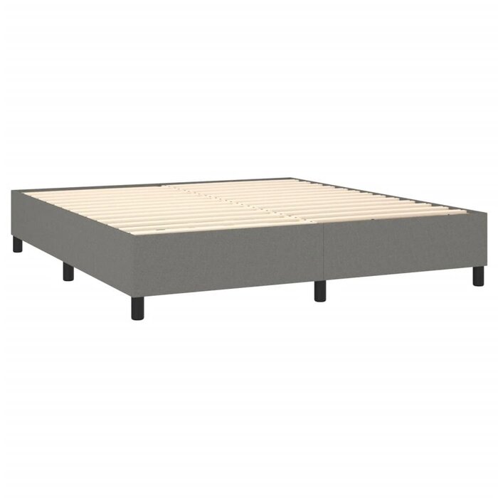 Vidaxl Stilvolles Bettgestell 180x200 cm - Dunkelgrau - bis zu 35% Rabatt