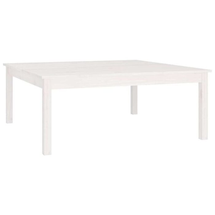 Vidaxl Couchtisch aus Kiefernholz 100x100x40 cm Weiß - jetzt bis zu 34% sparen