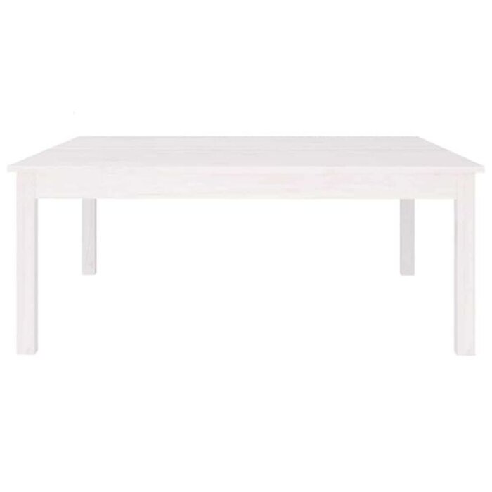 Vidaxl Couchtisch aus Kiefernholz 100x100x40 cm Weiß - jetzt bis zu 34% sparen