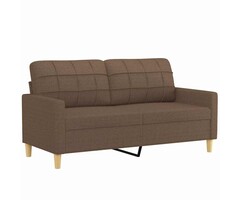 Vidaxl 2-Sitzer Sofa 140 cm in Braun - Jetzt bis zu 35% Rabatt sichern