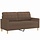 2-Sitzer Sofa 140 cm in Braun - Jetzt bis zu 35% Rabatt sichern