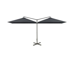 Vidaxl Doppel-Garten-Sonnenschirm 600x300 cm, Anthrazit - bis zu 37% Rabatt