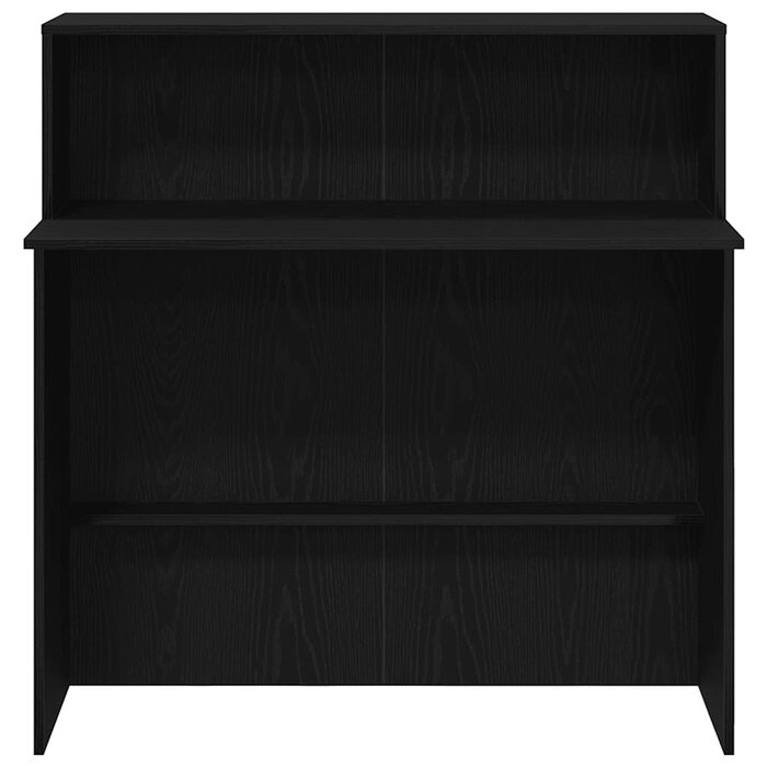 Vidaxl Moderne Empfangstheke 100x50x103,5 cm - Schwarz - bis zu 30% sparen!